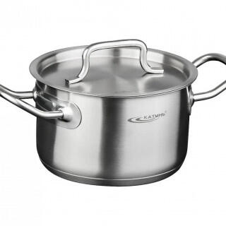Кастрюля КТ-ОБ-01 (Общепит, 1,0л, d14см, h7см, металл. кр., ТРС) Катунь